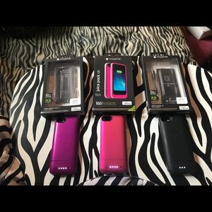 iPhone 5/5s Mophie Charging Case Bundle 📱🔋